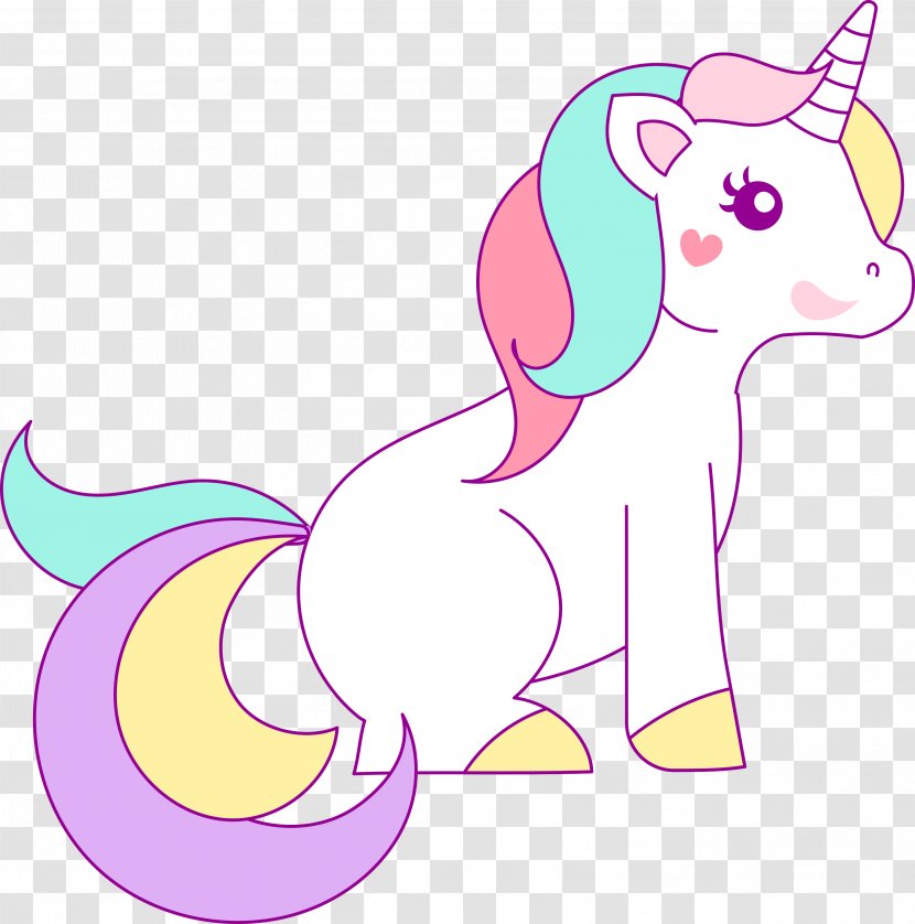 Unicorn Drawing Rainbow Legendary Creature - Silhouette - Clouds Transparent PNG