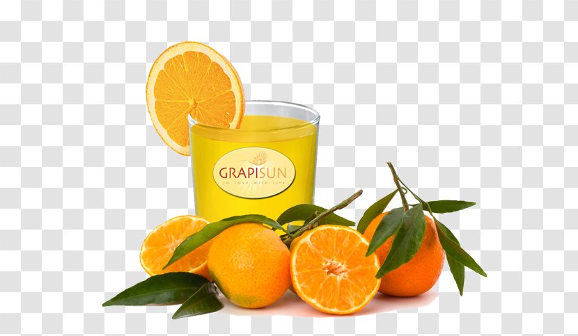 Clementine Orange Juice Drink Lemon-lime - Natural Foods - Sun Glas Transparent PNG