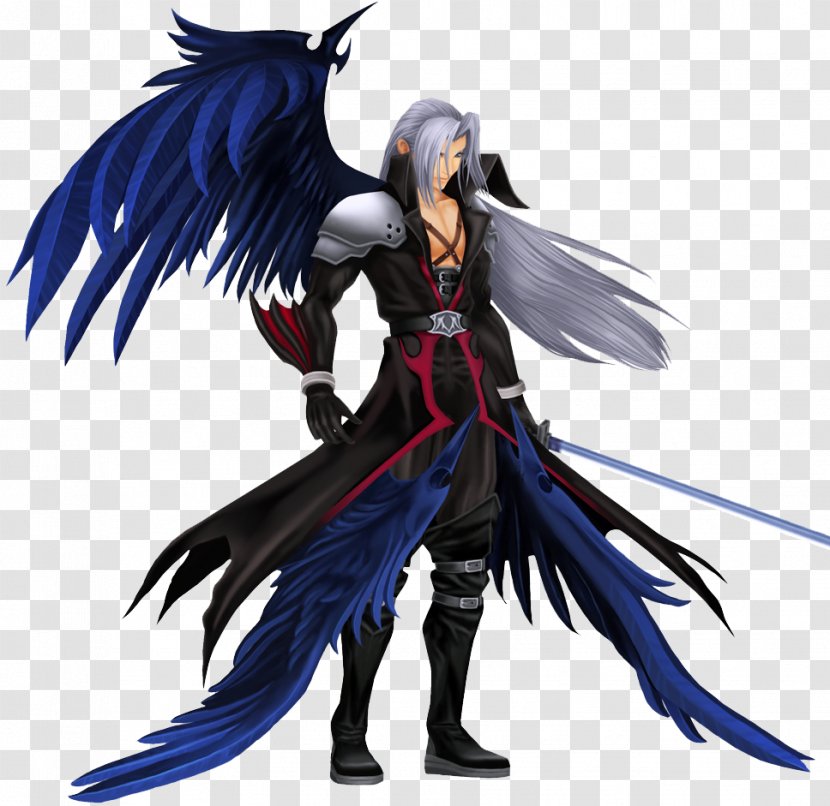 Final Fantasy VII Kingdom Hearts Mix Sephiroth Zack Fair - Watercolor - Fantsy Transparent PNG