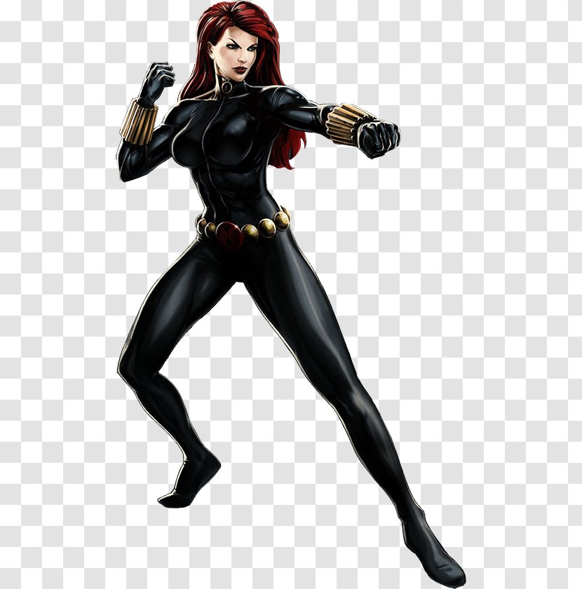 Black Widow Marvel: Avengers Alliance Maria Hill Captain America Marvel Cinematic Universe - Watercolor Transparent PNG