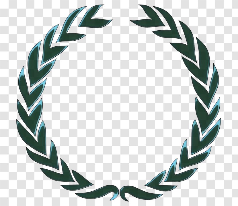 Crown Logo - Wreath - Laurel White Transparent PNG