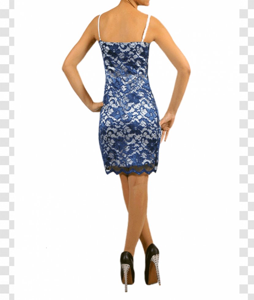Shoulder Cocktail Dress Cobalt Blue - Fashion Model - Mini Transparent PNG