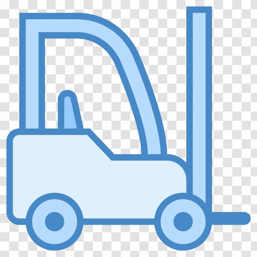 Forklift Pallet Jack Clip Art - Blue - Fork Lift Transparent PNG