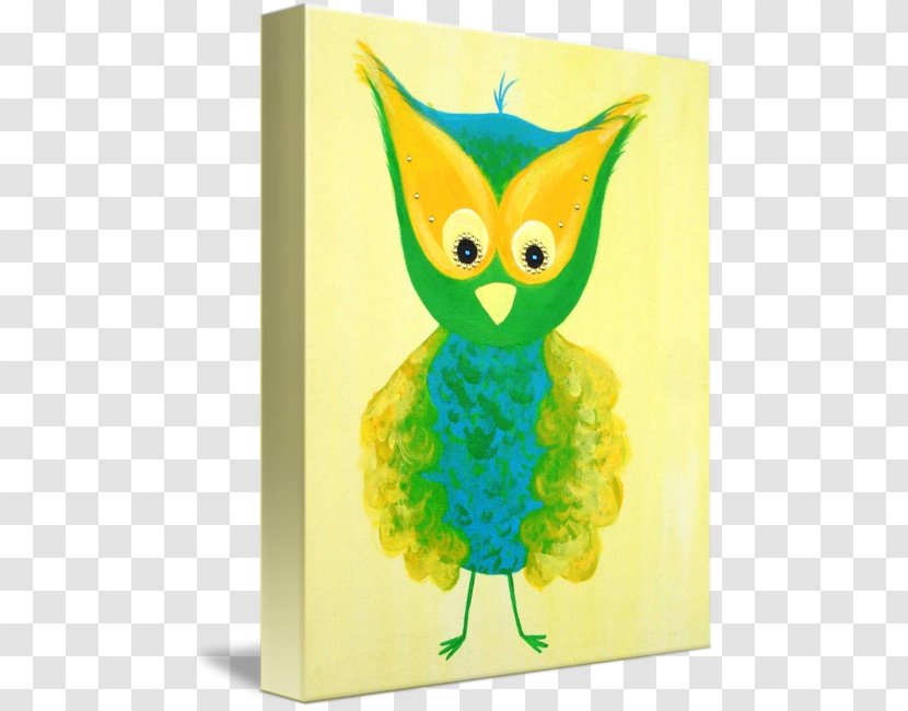 Owl Green Art Beak - Watercolor Paint Transparent PNG