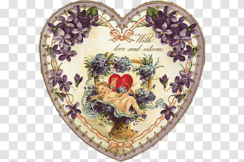 Valentines Day Heart - Tableware - Fictional Character Transparent PNG