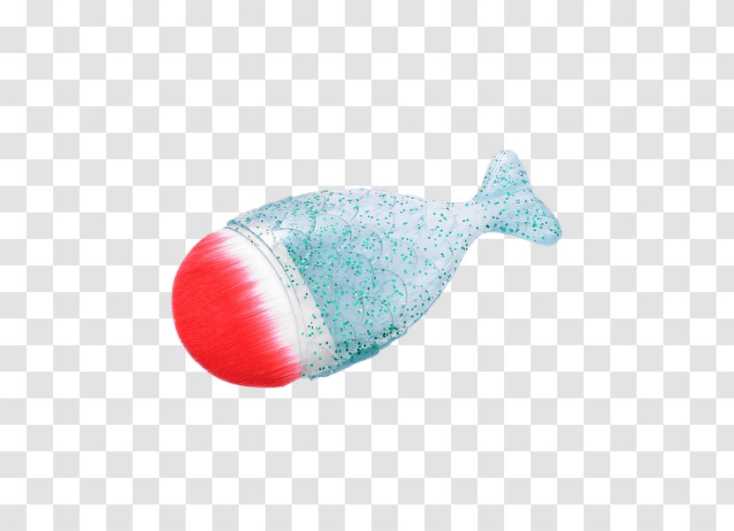 Makeup Brush Cosmetics Plastic Fish - Mermaid Tail Transparent PNG