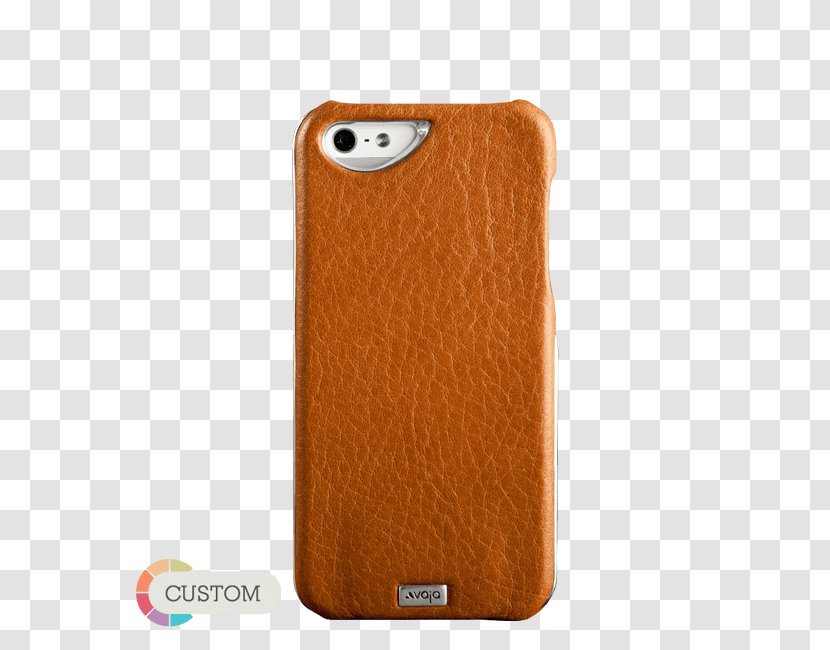 IPhone 6 SE 5s Leather Case - Orange - Genuine Transparent PNG