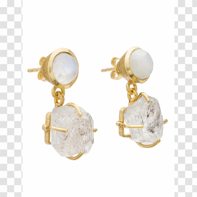 Earring Herkimer Diamond Gold Jewellery - Body Transparent PNG
