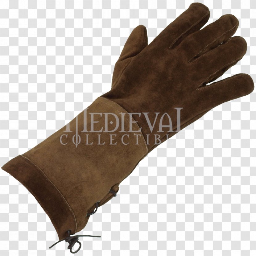 Glove Suede Gauntlet Leather Boot - Costume Transparent PNG