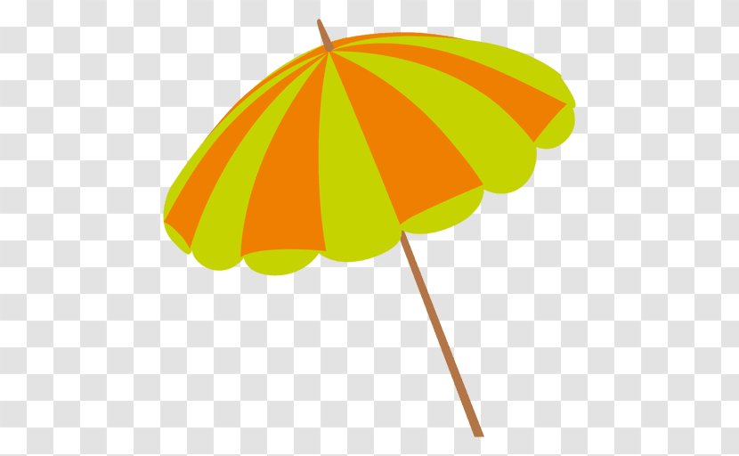 Umbrella Cocktail Auringonvarjo Clip Art - Orange - Beach Transparent PNG