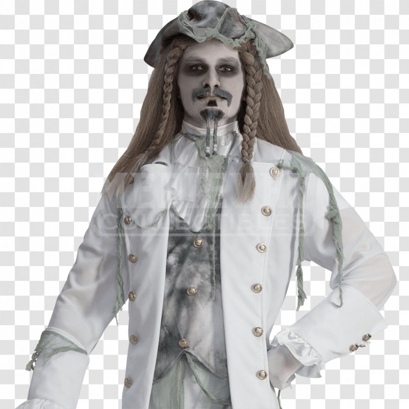 Halloween Costume Party Sea Captain Clothing - Ghost Transparent PNG