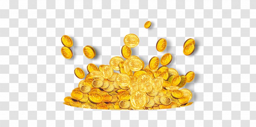 Gold Coin Money - Cuisine - Simple Pile Of Coins Transparent PNG