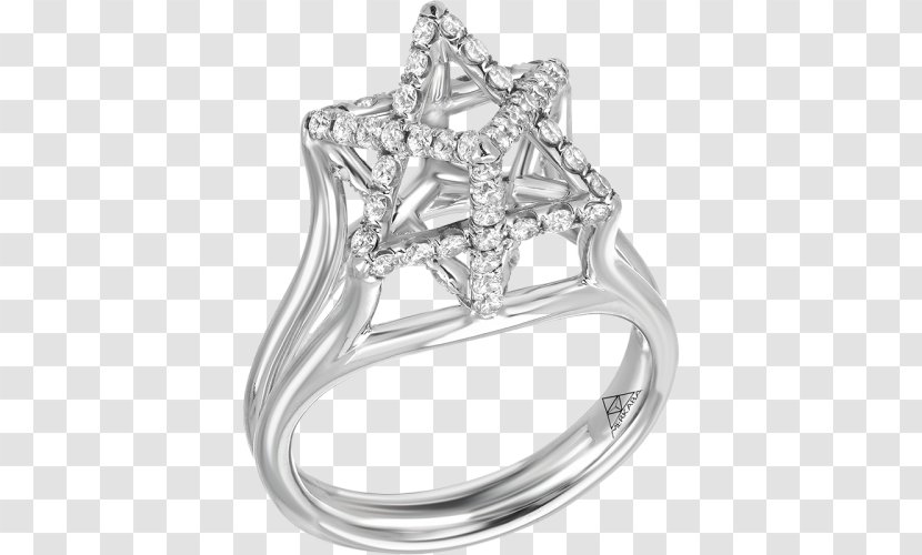 Wedding Ring Silver Cocktail Platinum - Rings Transparent PNG