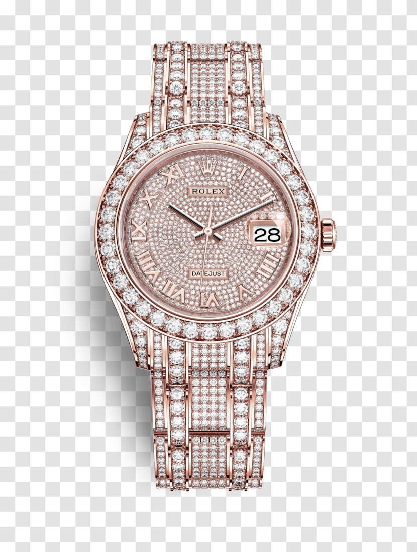 Rolex Watch Jewellery Cartier Diamond - Pearl Jam Transparent PNG
