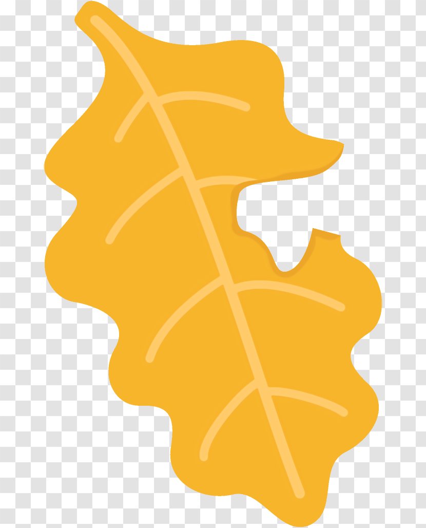 Worm-eaten Leaf Fallen Dead - Autumn - Yellow Transparent PNG