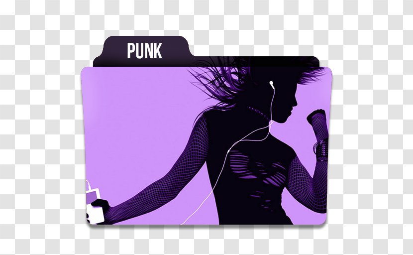 Purple Violet Magenta - Silhouette - Punk 2 Transparent PNG