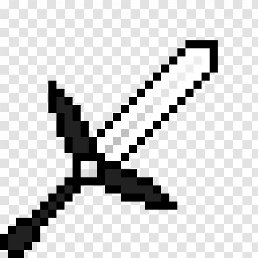 Minecraft: Pocket Edition Weapon Video Games Minecraft Mods - Classification Of Swords - Iron Sword Transparent PNG