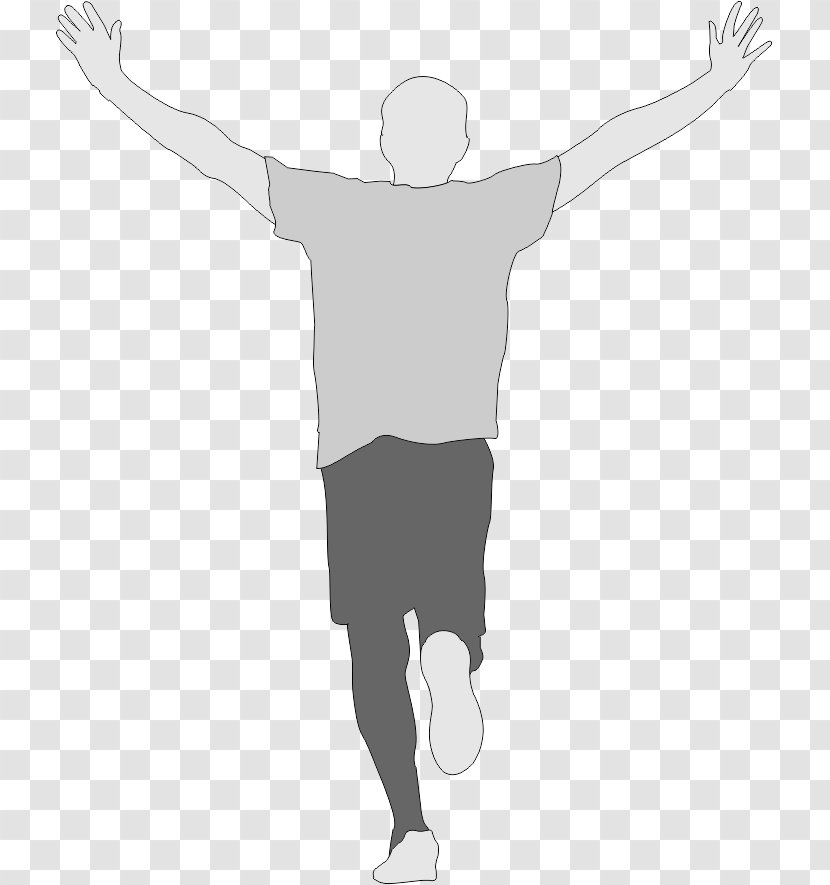 Silhouette Drawing Thumb Vector Graphics Image - Neck Transparent PNG