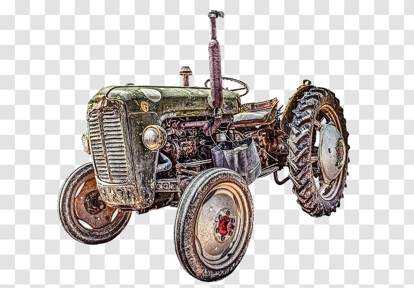 Land Vehicle Tractor Vehicle Antique Car Car Transparent PNG