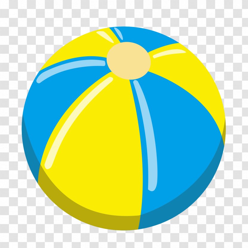 Design Image Yellow Copyright - Beachball Background Transparent PNG
