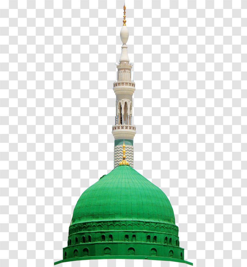 Al-Masjid An-Nabawi Great Mosque Of Mecca Green Dome Kaaba Quba - Durood - Islam Transparent PNG