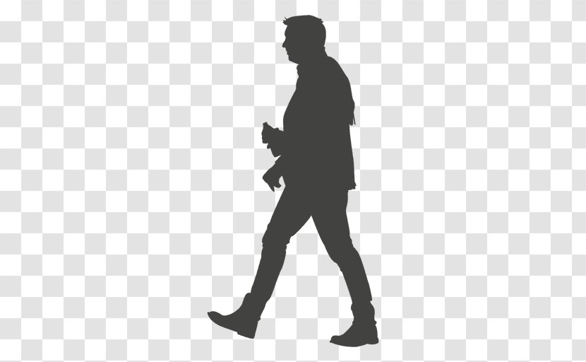 Walking Silhouette - Finger - Walk Transparent PNG