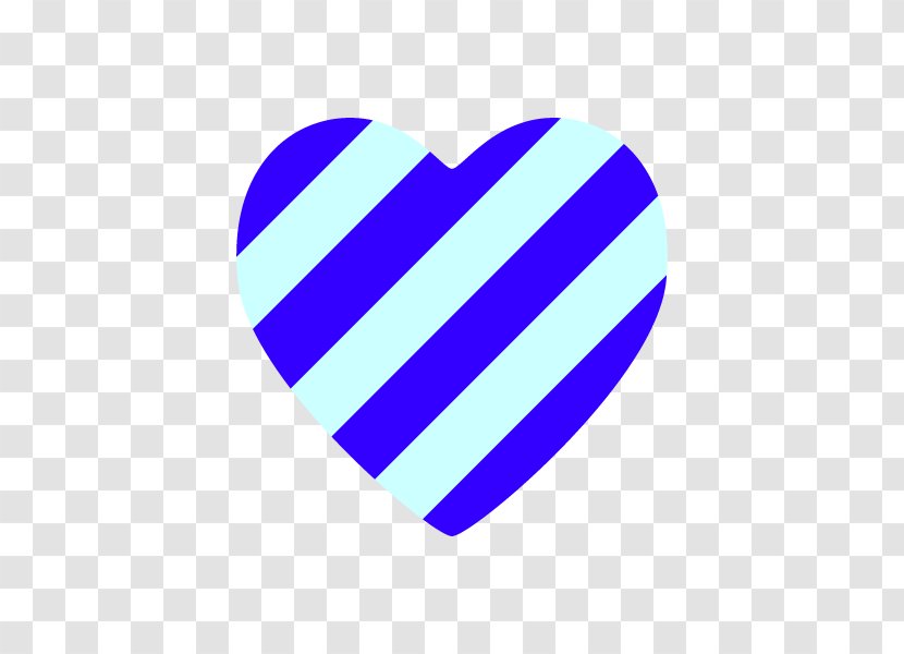 Cobalt Blue Logo Font - Heart - Design Transparent PNG
