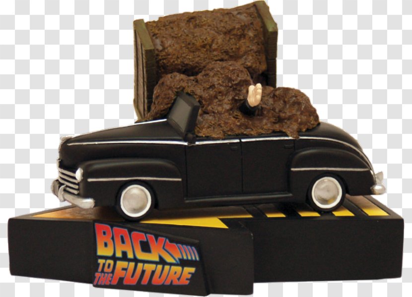 Biff Tannen Back To The Future Manure Truck Accident Premium Motion Statue Factory Entertainment DeLorean Time Machine - Frame - Lorry Crash Transparent PNG