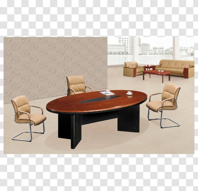 Coffee Tables Desk Furniture Chair Office - Meeting Table Transparent PNG