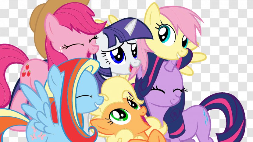 Pony Pinkie Pie Applejack Rainbow Dash Rarity - Flower - Colored Mane Transparent PNG