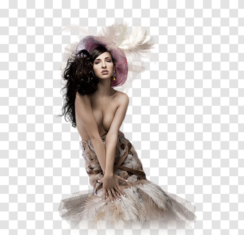 Fashion Model Woman - Heart Transparent PNG