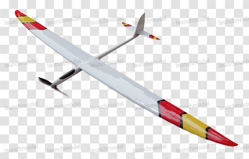 Narrow-body Aircraft Radio-controlled Glider Model - Propeller Transparent PNG