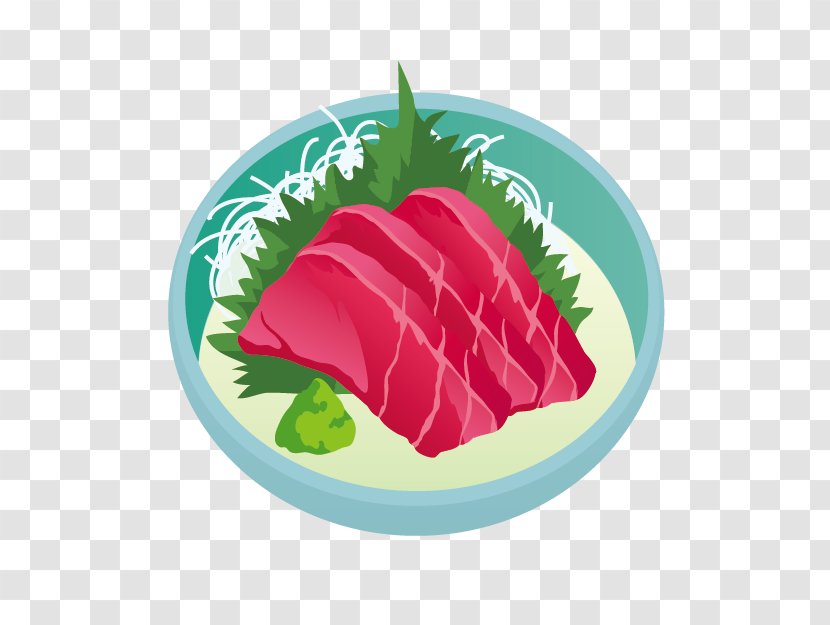 Sashimi Wasabi Beefsteak Plant New Year Card - Thunnus Transparent PNG