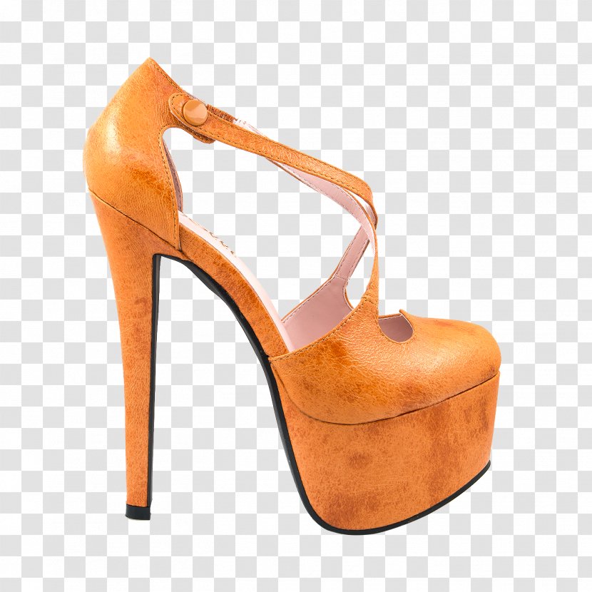 Sandal Shoe - Orange Transparent PNG