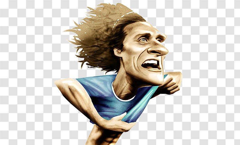 Diego Forlán Caricature Football Player Drawing - Coach Transparent PNG