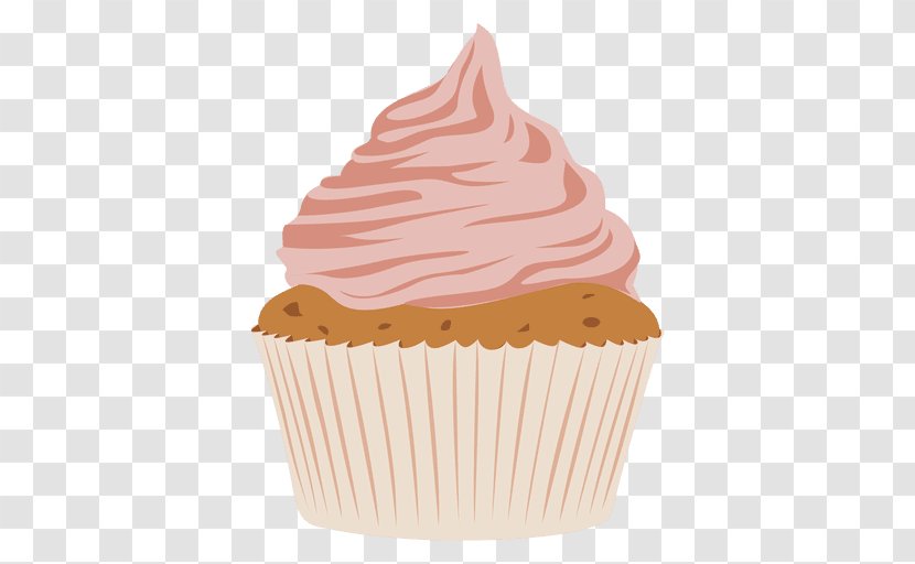 Cupcake Frosting & Icing Buttercream Muffin - Cup - Cake Transparent PNG
