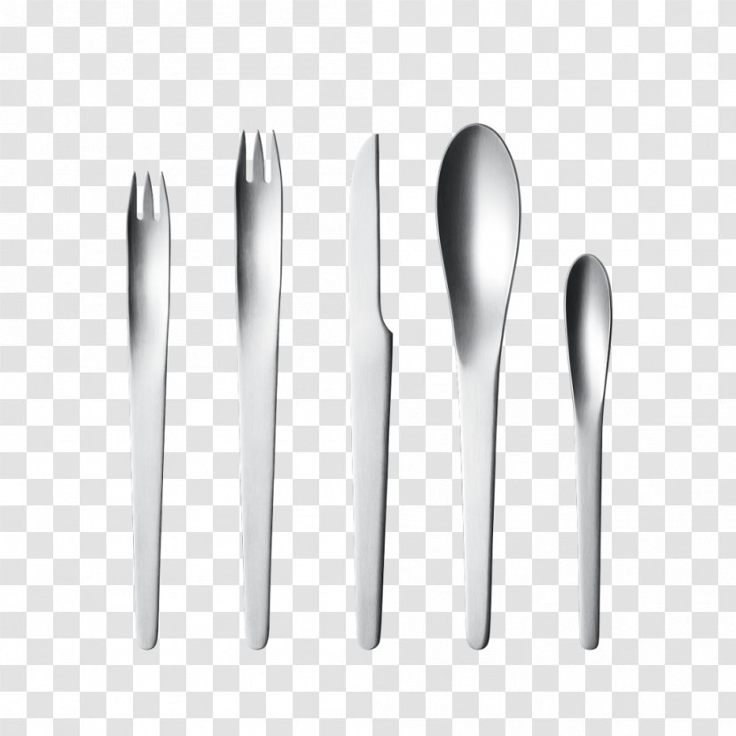 Fork Cutlery Household Silver Stainless Steel Tableware - Spoon Transparent PNG