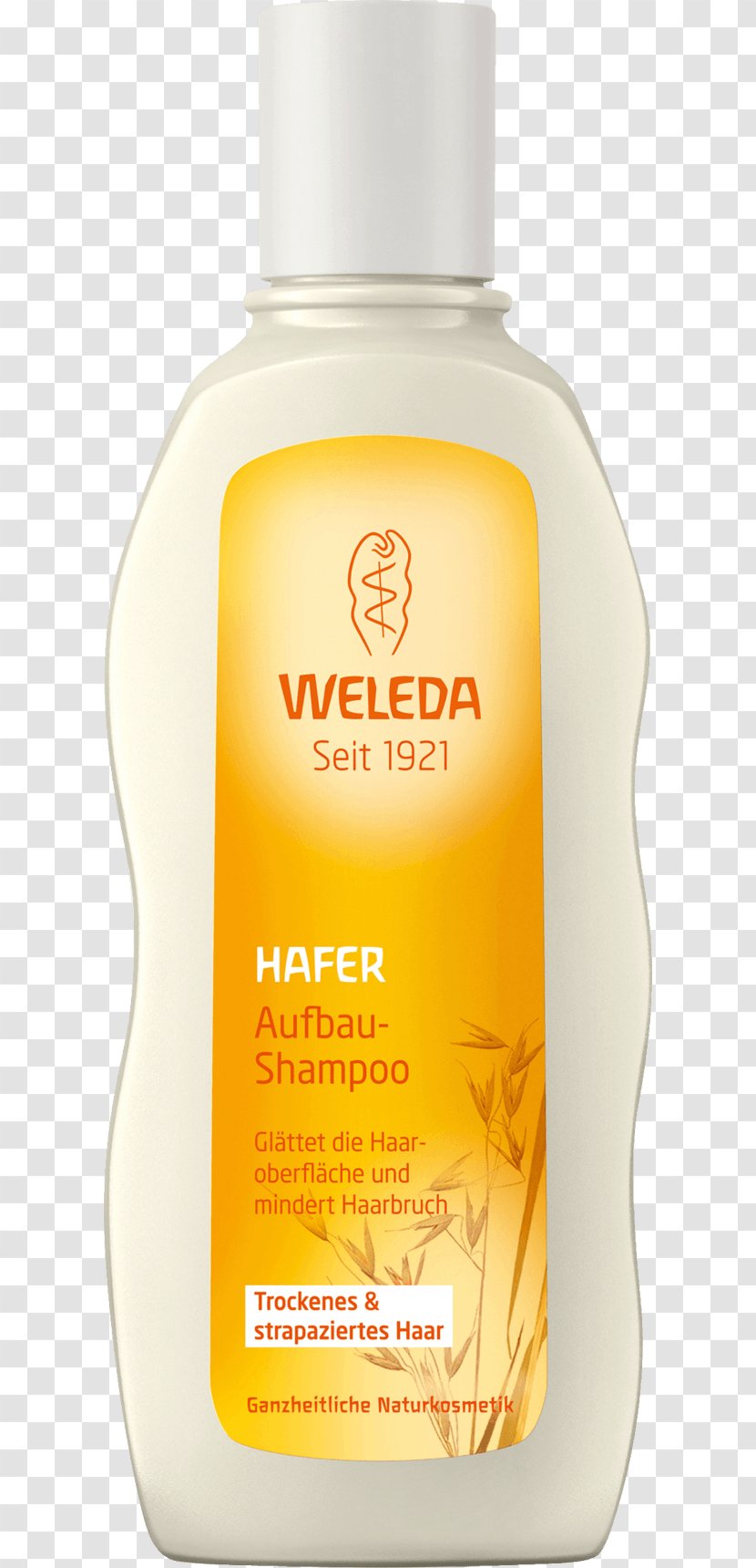 Lotion Weleda Oat Replenishing Shampoo Sunscreen Hair - Hygiene Transparent PNG