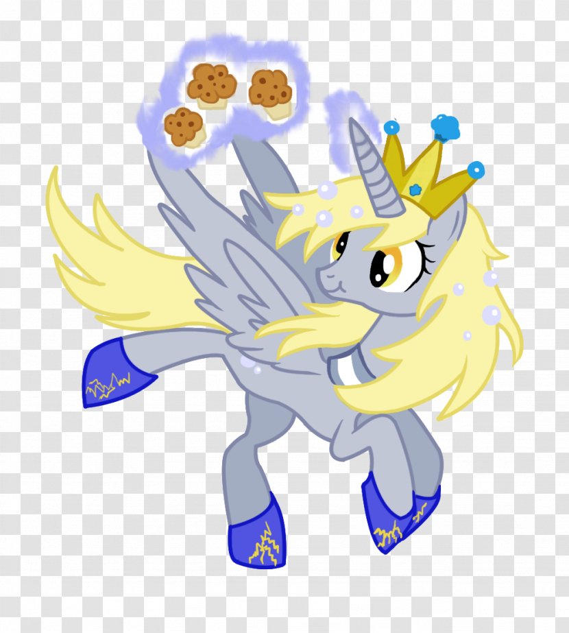 Derpy Hooves Pony Fluttershy Rarity Horse - Mythical Creature Transparent PNG