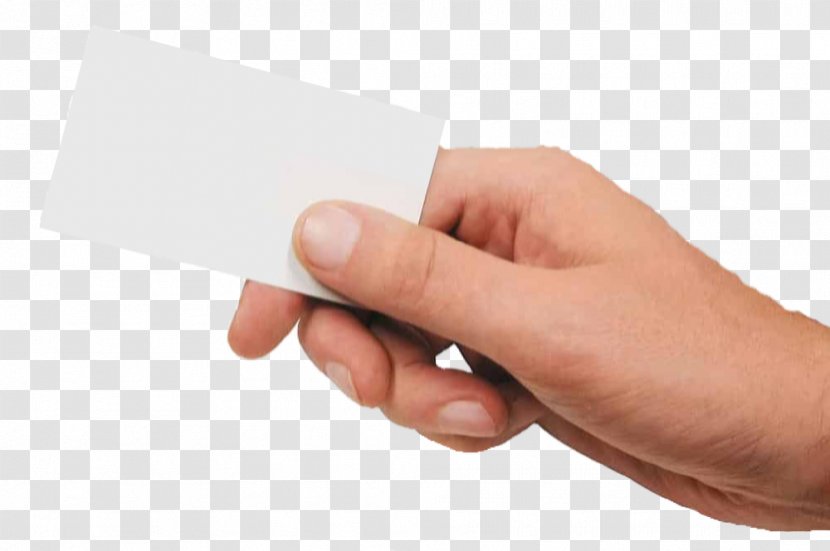 Paper Business Cards Businessperson Card Design - Hand Transparent PNG