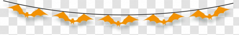 Euclidean Vector Element Graphic Design - Transparency And Translucency - Halloween Party Bat Bunting Transparent PNG