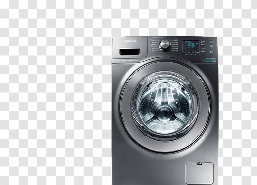 Washing Machines Samsung WW90J5456MW 9kg 1400rpm Ecobubble Machine Combo Washer Dryer - Laundry - Hurry Transparent PNG