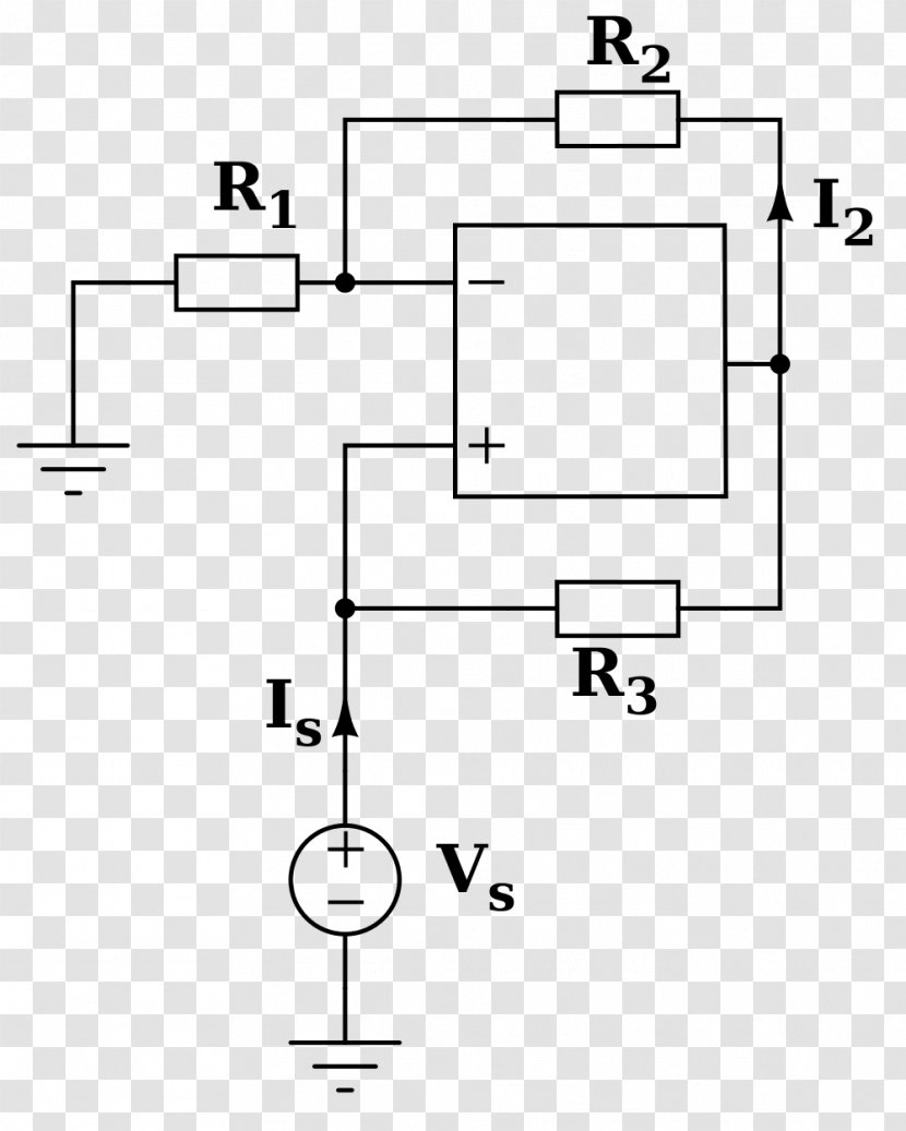 Operational Amplifier Electronics Electrical Network Electronic Circuit - Voltage - Mojito Transparent PNG