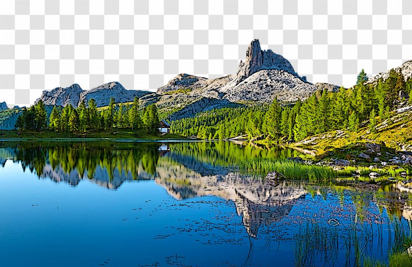 Reflection Natural Landscape Nature Water Resources - Reserve Wilderness Transparent PNG