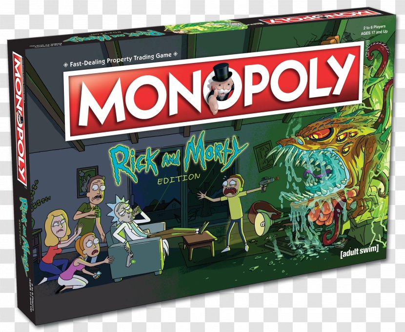 Winning Moves Monopoly Rick Sanchez USAopoly Morty Smith - Usaopoly - Radio Controlled Aircraft Transparent PNG