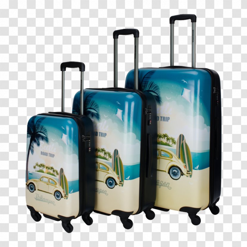 Hand Luggage Suitcase Volkswagen Baggage Trolley Transparent PNG