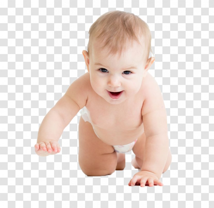Diaper Infant Crawling Child Stock Photography - Silhouette Transparent PNG