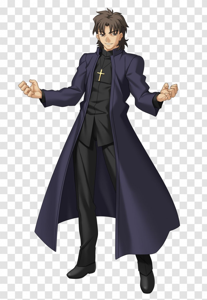 Fate/Zero Fate/stay Night Kirei Kotomine Cosplay Costume - Figurine - Priest Transparent PNG