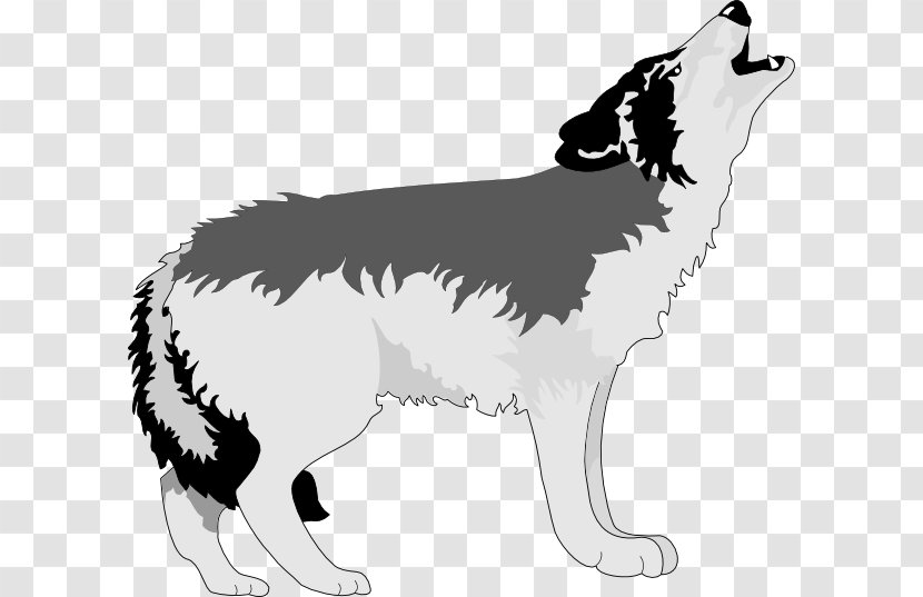 Gray Wolf Clip Art - Puppy - Cute Werewolf Cliparts Transparent PNG