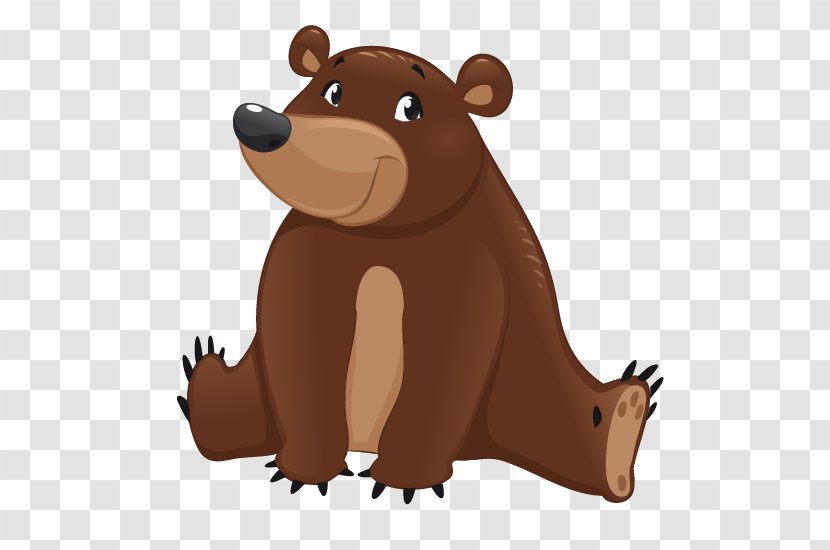 Cartoon Animal Royalty-free Clip Art - Photography - Hand Painted Brown Bear Transparent PNG
